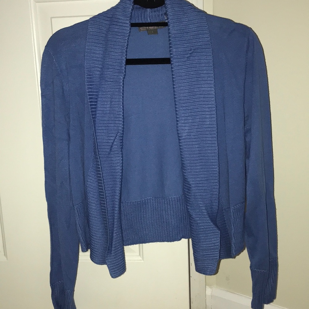 Waist length cardigan